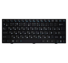 Клавиатура для ноутбука Asus EeePC 1000, 1000HG, 1000HD, 1000H, 1000HA, 1000HE, 1002HA черная, рамка черная
