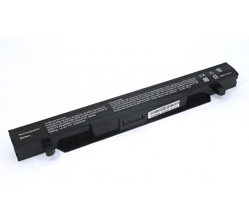 Аккумуляторная батарея для ноутбука Asus GL552VW (A41N1424) 14.4V 2600mAh OEM черная