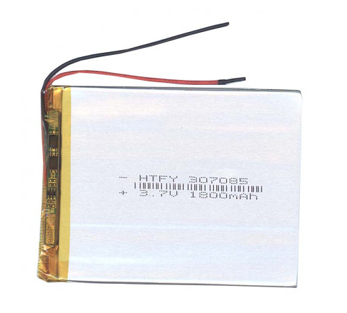 Аккумулятор Li-Pol (батарея) 3*70*85мм 2pin 3.7V/1600mAh