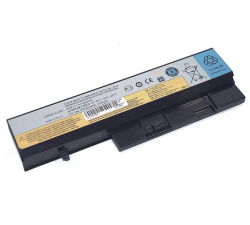 Аккумуляторная батарея для ноутбука Lenovo U330 (L08S6D12) 11.1V 4400mAh OEM черная