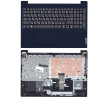 Клавиатура для ноутбука Lenovo IdeaPad 3-15 топкейс синий