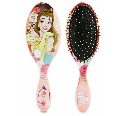 Wet Brush Wet Brush Расчёска для спутанных волос принцесса Белль / Disney Princess Wholehearted Bell BWRDISITWHHBE, светло-розовый