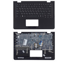 Клавиатура для ноутбука Lenovo IdeaPad 300S-11IBR черная топ-панель