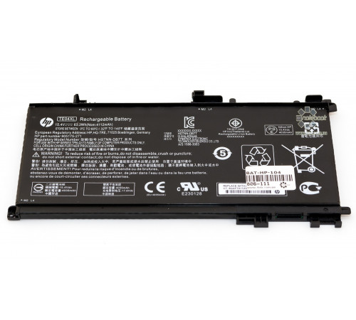 Аккумулятор для HP (TE04XL) Pavilion 15-bc, 15t, 15t-bc200, Omen 15-ax, 63.3Wh, 4112mAh, 15.4V