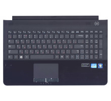 Клавиатура для ноутбука Samsung RC520 топ-панель темно-серая