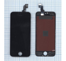 Дисплей (модуль) для iPhone 5C в сборе с тачскрином (AAA) черный