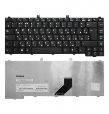 Клавиатура для ноутбука Acer Aspire 3100, 3650, 3690, 5100, 5110, 5680, 9110 Series. Г-образный Enter. Черная, без рамки. PN: MP-04653U4-6983.