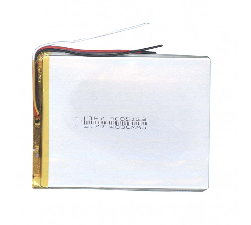 Аккумулятор Li-Pol (батарея) 3*85*123мм 3pin 3.7V/4000mAh