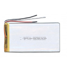 Аккумулятор Li-Pol (батарея) 3*60*110мм 3pin 3.7V/3500mAh