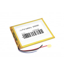 Аккумулятор Li-Pol (батарея) 2*60*80мм 3pin 3.7V/1700mAh