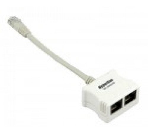 SPL-YT4-E2-E2 Разветвитель RJ-45 4Pr.T568A/T568B -> 2 x 2Pr.10BASE-T Hyperline