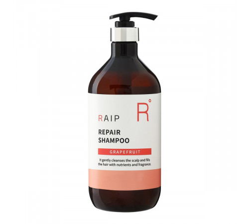 RAIP Восстанавливающий шампунь для волос с ароматом грейпфрута / Repair Shampoo Graipfruit, 500 мл