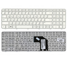 Клавиатура для ноутбука HP Pavilion G6-2000 белая, с рамкой