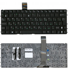 Клавиатура для ноутбука Asus Eee PC 1025, 1025C, 1025CE, 1060 черная, без рамки