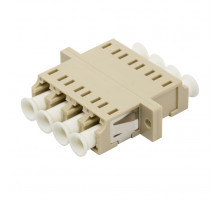 Адаптер оптический  LC, MM, корпус SC дуплекс, квадро LAN-4LC/S-AM-MM