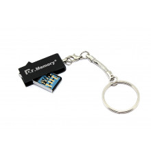 Флешка USB Dr. Memory 005 4Гб, USB 3.0, серебристый