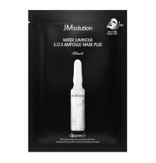 Jmsolution Тканевая маска для лица восстанавливающая / Water Luminous S.O.S. Ampoule Mask Plus Black, 30 мл