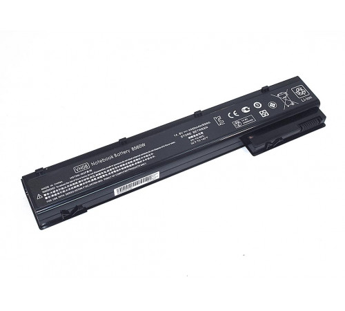 Аккумуляторная батарея для ноутбука HP 8560W 14.8V 5200mAh OEM черная