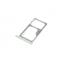 Лоток для SIM-карты Meizu M3 Note серебристый