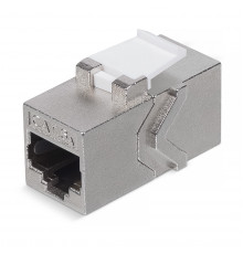 Cabeus CA-8p8c-C6a-SH Проходной адаптер, RJ45-RJ45 (8p8c), категория 6a, экранированный