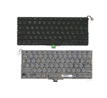 Клавиатура для ноутбука Apple MacBook A1237, A1304 (Early 2008 - Mid 2009) черная, большой Enter