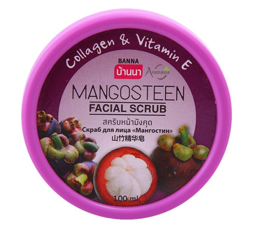 Banna Скраб для лица с экстрактом мангостина / Mangosteen Facial Scrub, 100 мл