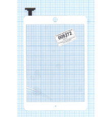 Сенсорное стекло (тачскрин) Ipad mini 2 (retina) (A1432 A1454 A1455) белое OEM