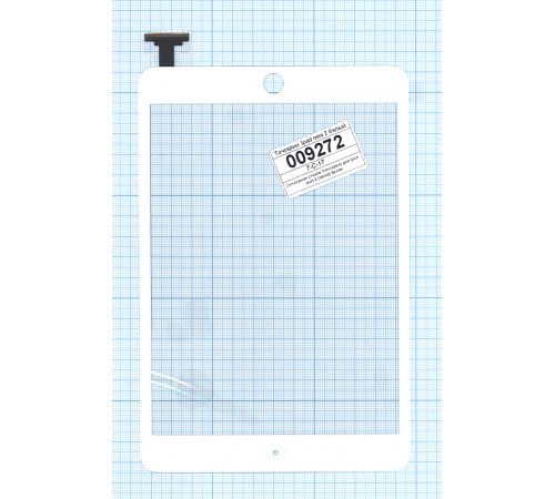 Сенсорное стекло (тачскрин) Ipad mini 2 (retina) (A1432 A1454 A1455) белое OEM