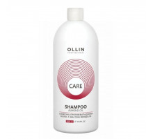 Ollin Шампунь для против выпадения волос с маслом миндаля / Care, 1000 мл