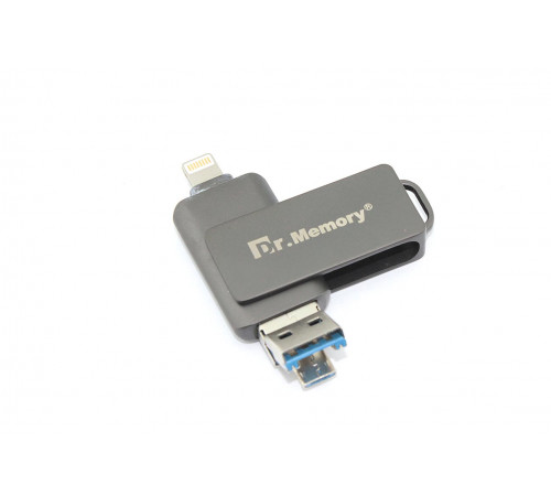 Флешка USB Dr. Memory 051 32Гб, USB 3.0, черный