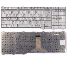 Клавиатура для ноутбука Toshiba Satellite P200  серебристая