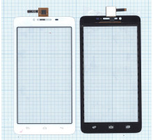 Сенсорное стекло (тачскрин) для Fly IQ4601 Era Style 2 белое