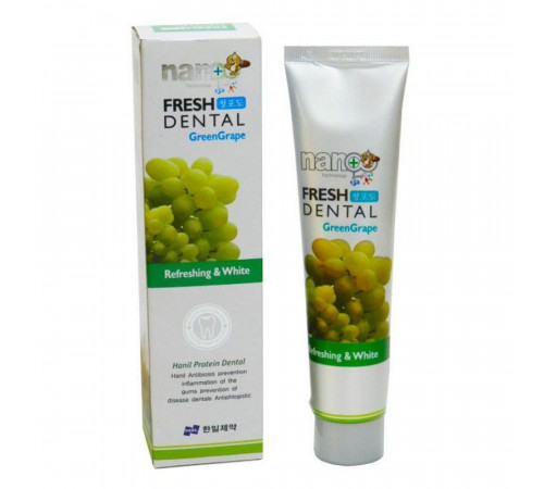 Hanil Зубная паста c экстрактом зеленого винограда / Nano Fresh Dental Green Grape Toothpaste, 160 мл