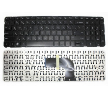 Клавиатура для ноутбука HP Pavilion DV6-7000 черная, без рамки, плоский Enter