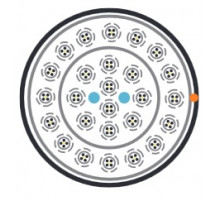 UUTP100-C5-S24-OUT-PE-BK (UTP100-C5-SOLID-OUTDOOR) Кабель витая пара, неэкранированная U/UTP, категория 5, 100 пар (24 AWG), одножильный (solid), внеш