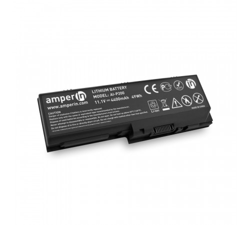 Аккумуляторная батарея Amperin для ноутбука Toshiba P200 11.1V 4400mAh (49Wh) AI-P200