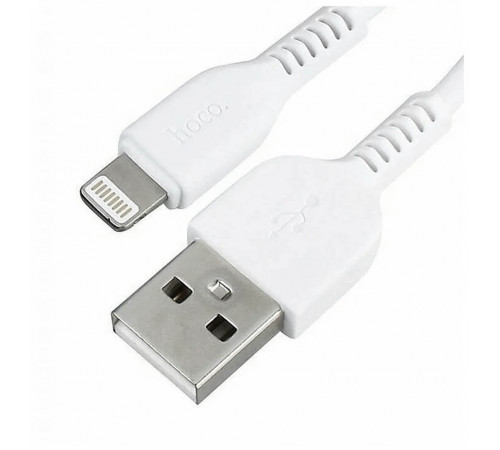 Кабель USB HOCO X20 Flash, USB - Lightning, 2А, 1м, белый