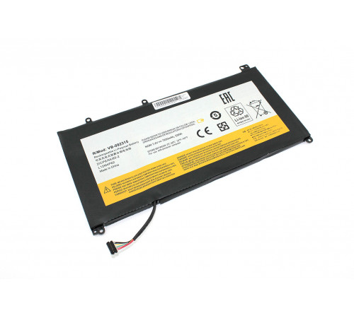 Аккумуляторная батарея для ноутбука Lenovo IdeaPad U530 Touch (L12M4P62) 7.4V 7200mAh OEM