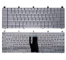 Клавиатура для ноутбука Asus N45, N45Sf серебряная