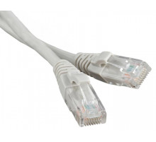 PC-LPM-UTP-RJ45-RJ45-C5e-1M-LSZH-GY Патч-корд RJ45 - RJ45, 4 пары, UTP, категория 5е, 1 м, серый, LSZH, Hyperline