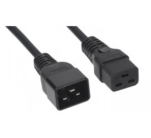 Cabeus PC-IEC19-IEC20-3M Кабель питания IEC 320 C19 - IEC 320 C20 (3x1.5), 16A, прямая вилка, 3м