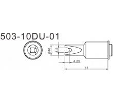 Жало для паяльника Quick 503-10DU-01