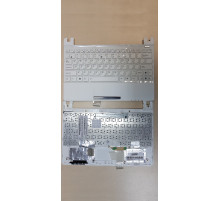Клавиатура для ноутбука Asus Eee PC X101, X101H, X101CH, R11CX белая, верхняя панель в сборе (белая)