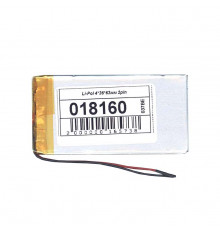 Аккумулятор Li-Pol (батарея) 4*36*63мм 2pin 3.7V/800mAh