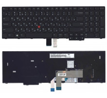 Клавиатура для ноутбука Lenovo ThinkPad E570, E575 черная, с джойстиком