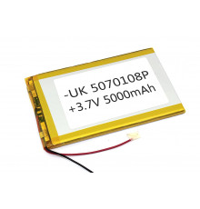 Аккумулятор Li-Pol (батарея) 5*70*108мм 2pin 3.7V/5000mAh