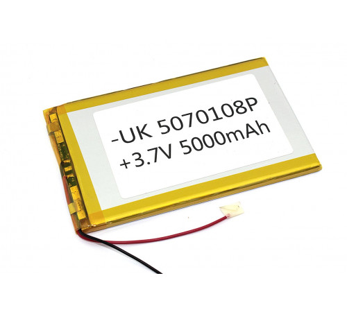 Аккумулятор Li-Pol (батарея) 5*70*108мм 2pin 3.7V/5000mAh