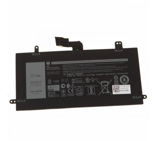 Аккумулятор для Dell Latitude 12-5285, (1wnd8), 2622mAh, 11.4V