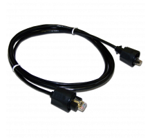 Патч-корд индустриальный RJ45-RJ45 4 пары FTP категория 6 1м черный LAN6-S45-45-1.0-WP