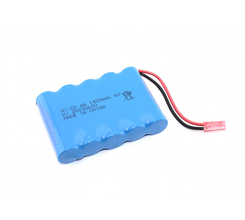 Аккумулятор Ni-Cd 6V 1400 mAh AA Flatpck разъем JST